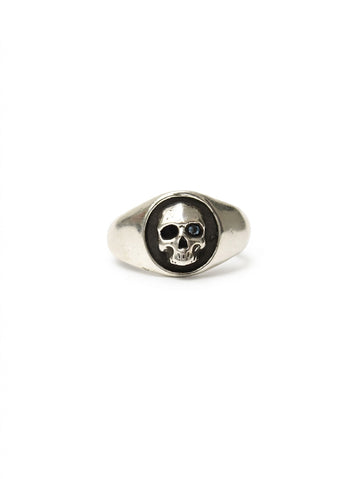 Anillo de calavera en plata ley 950 estilo rockero para hombre y mujer Skull Accesorios Medellín, anillo calavera.