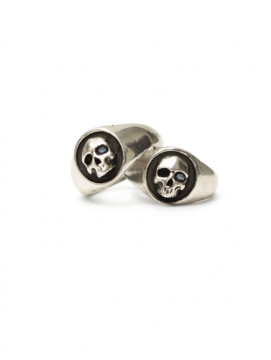 Anillo de calavera en plata ley 950 para hombre y mujer Skull Accesorios Medellín