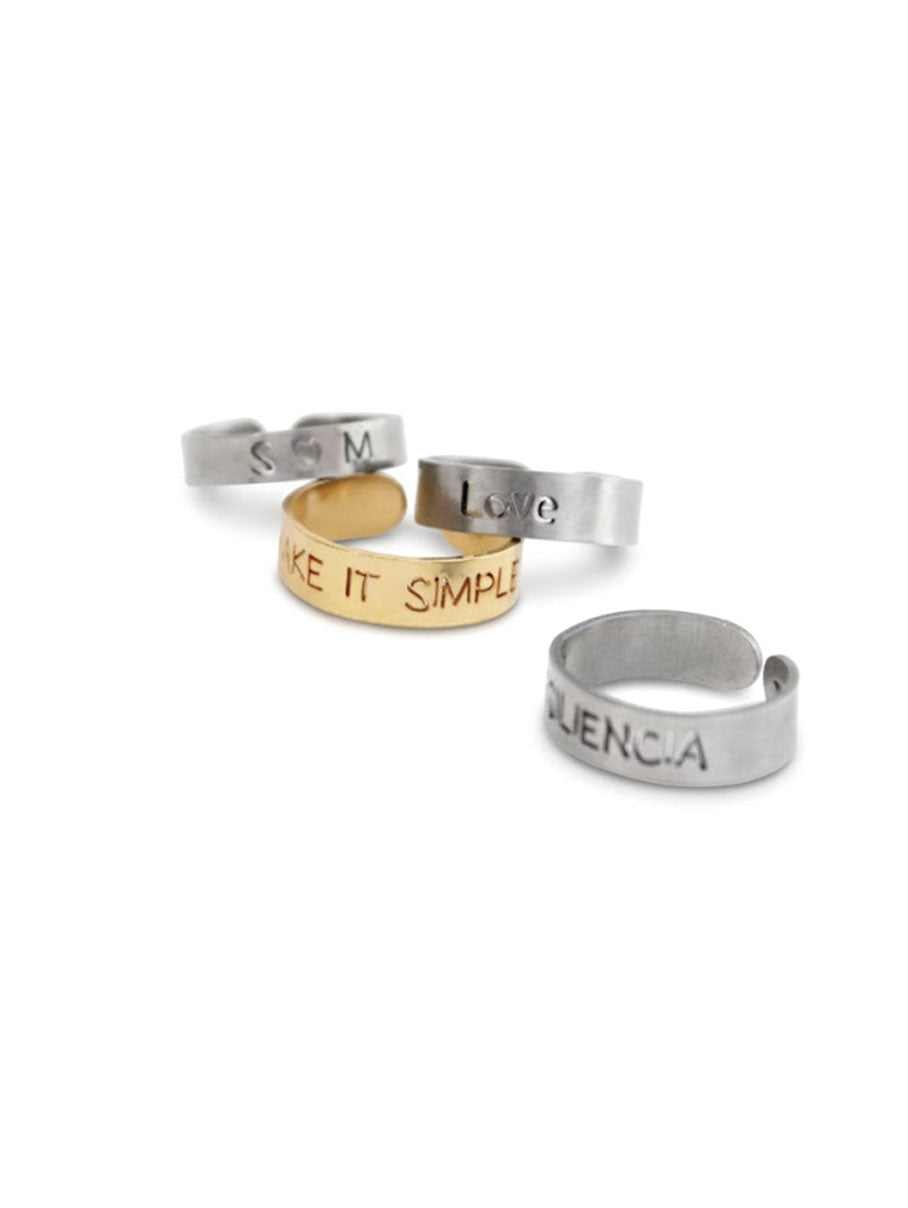 Anillo Banda Personalizado