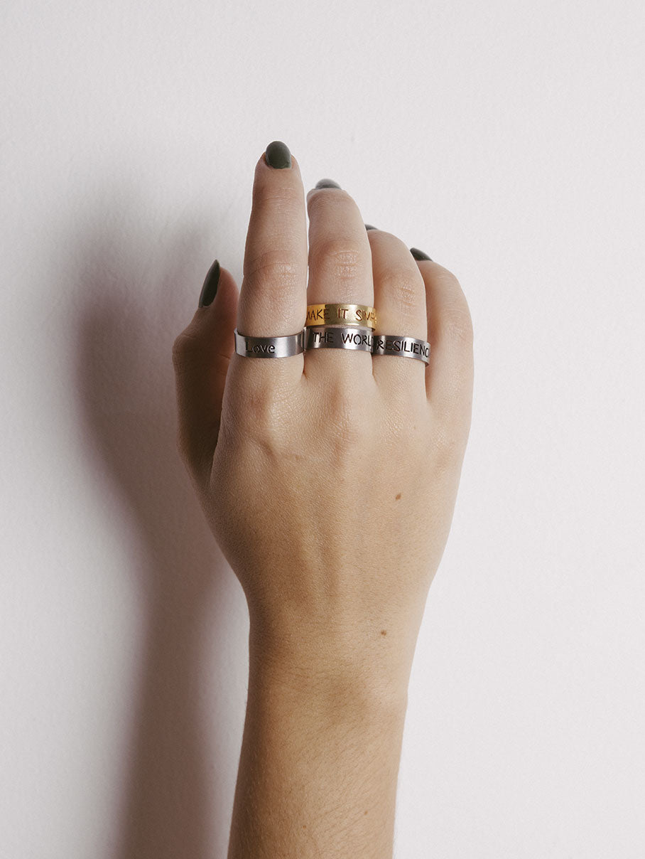 anillo personalizado, anillo personalizable, anillo en acero, anillos medellin
