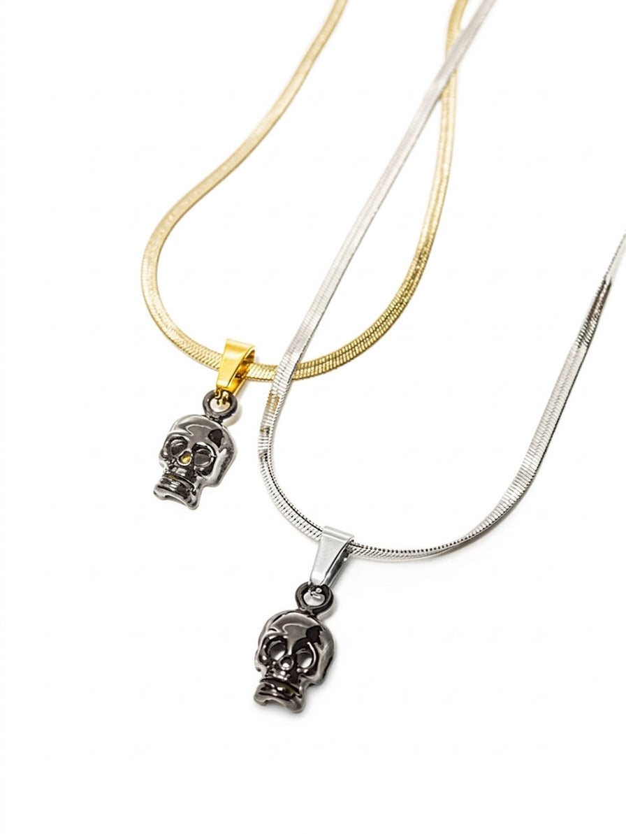 collar calavera hombre mujer