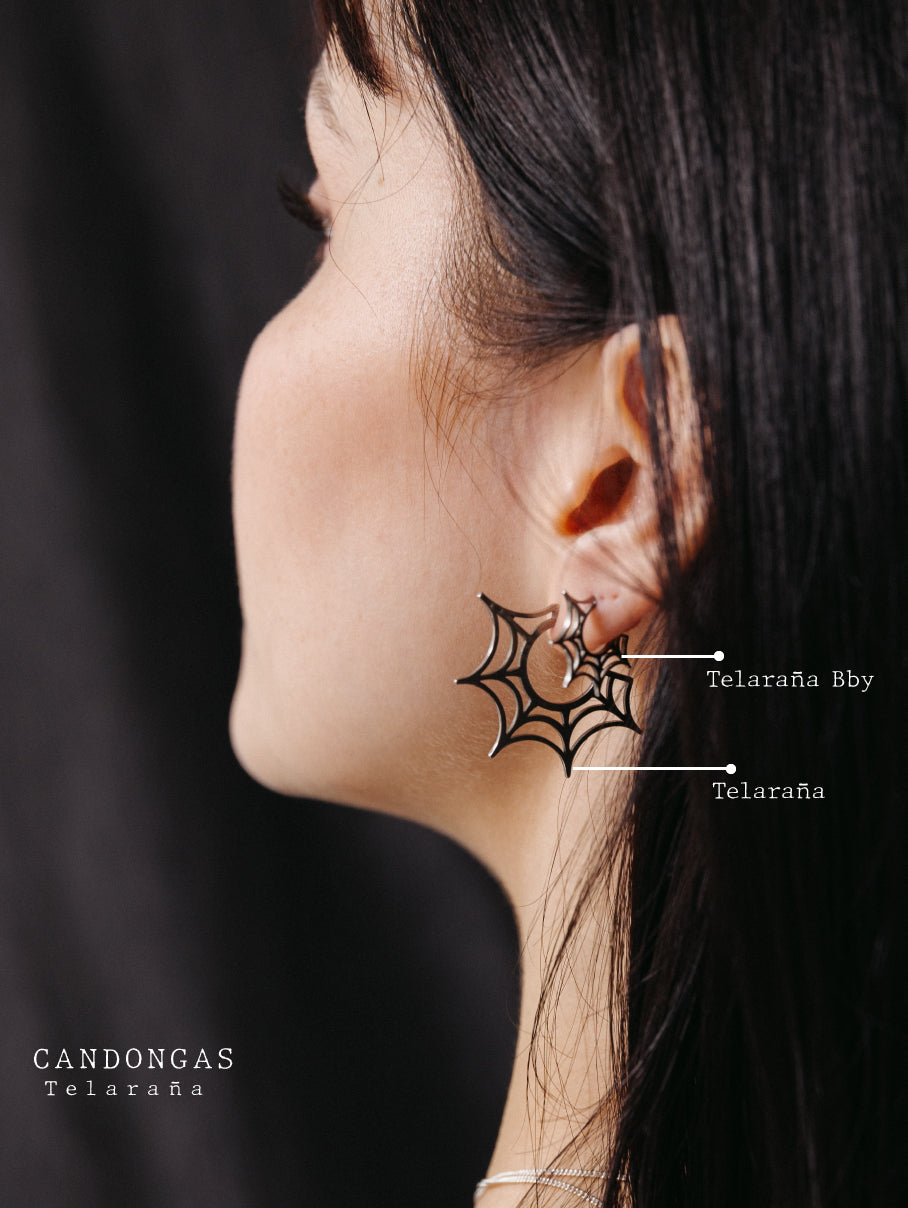 Spiderweb Earrings by Baby