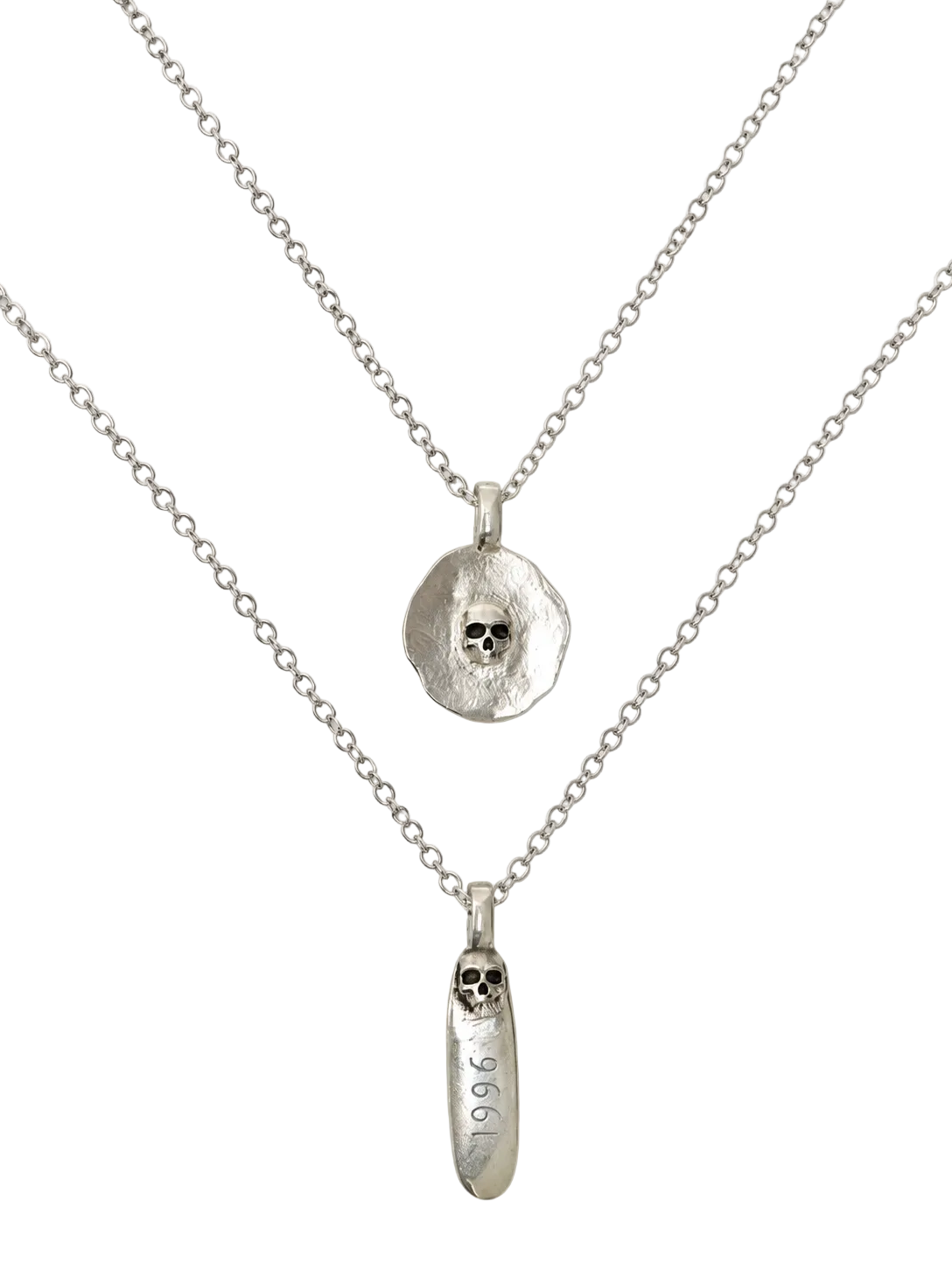 collar en plata para marca fechas, inicales, ideal para regalar a una persona especial