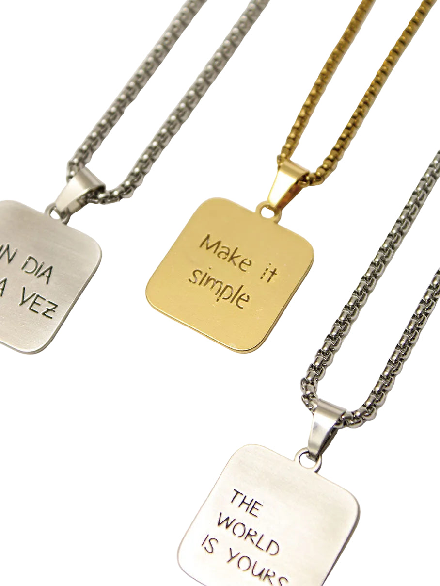 collar personalizado hombre y mujer