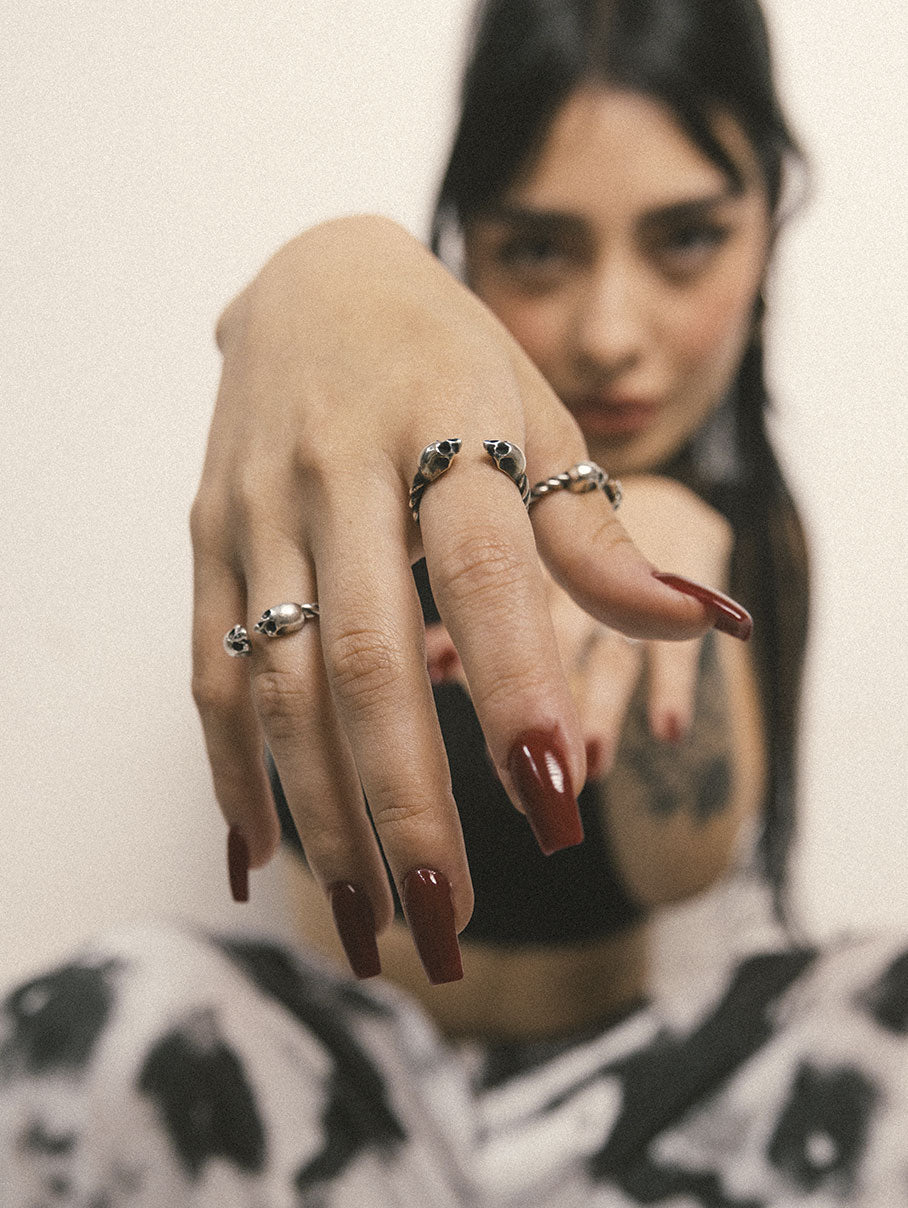 Anillo double Skull 2.0