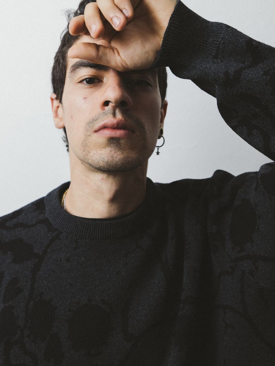 sweater hombre calaveras en algodon